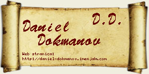Daniel Dokmanov vizit kartica